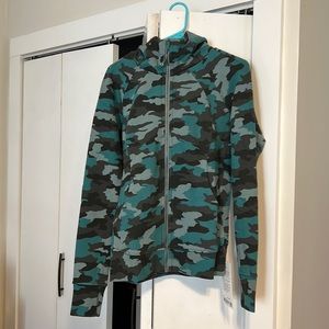 Limited color! Scuba Full-Zip Hoodie Size 10 Heritage 365 Camo Tidewater Teal